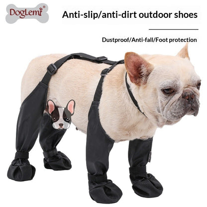 Zapatos para Perros Antisuciedad y a Prueba de Agua para Exteriores